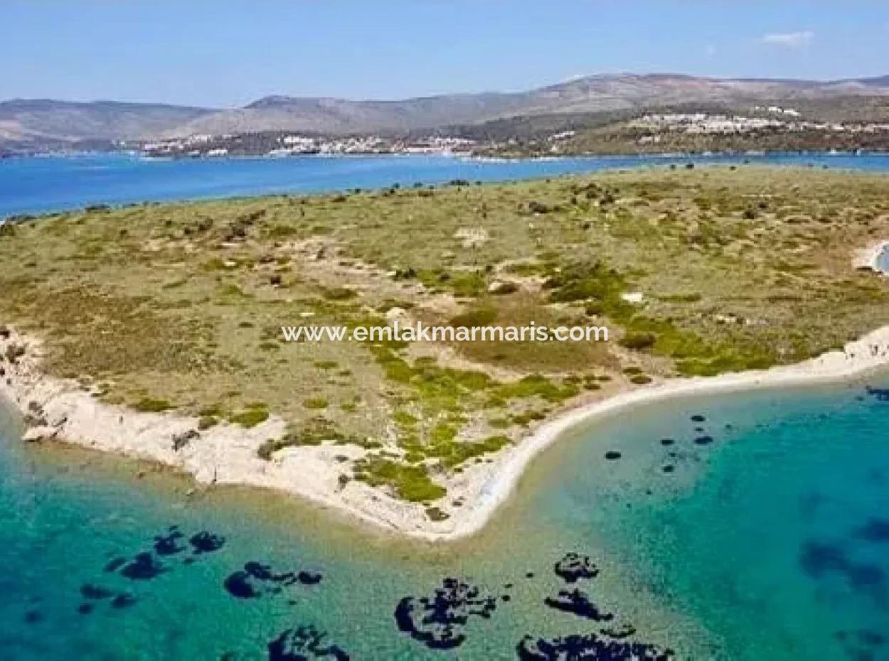 Eine Insel Zum Verkauf Mit Einer Eigentumsurkunde Von 500 Hektar Zum Verkauf Im Bezirk Çeşme In Der Provinz Izmir