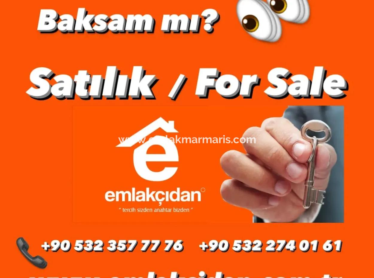 Marmaris Taşlıca Village 1500M2 3 Title Deeds Field For Sale With Road Available