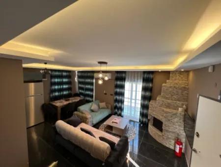 3 Rooms, 1 Living Room, 3 Bathrooms, Ultra-Luxury Daily Rental Villa With Fully Detached Swimming Pool In Marmaris Cetibeli Neighborhood