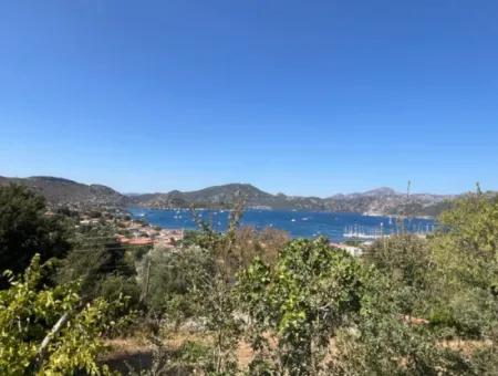 Land For Sale In Marmaris Selimiye Neighborhood With Sea View 5200M2 Suitable For The Construction Of 2 Villas Or Hotel Construction